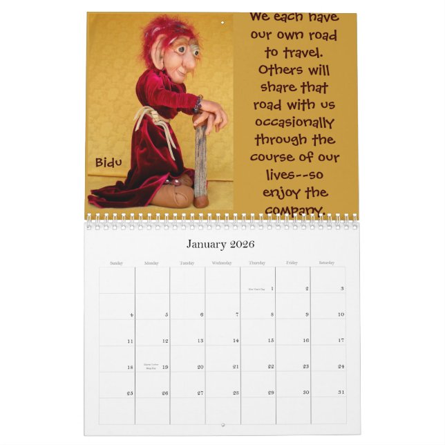 2013 Stir Crazies Calendar (Jan 2026)