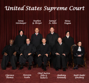 Supreme court justices 2013 and who appointed them 2