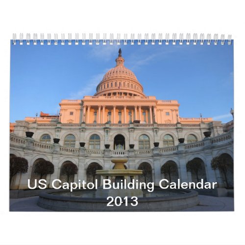 2013 US Capitol Building Calendar
