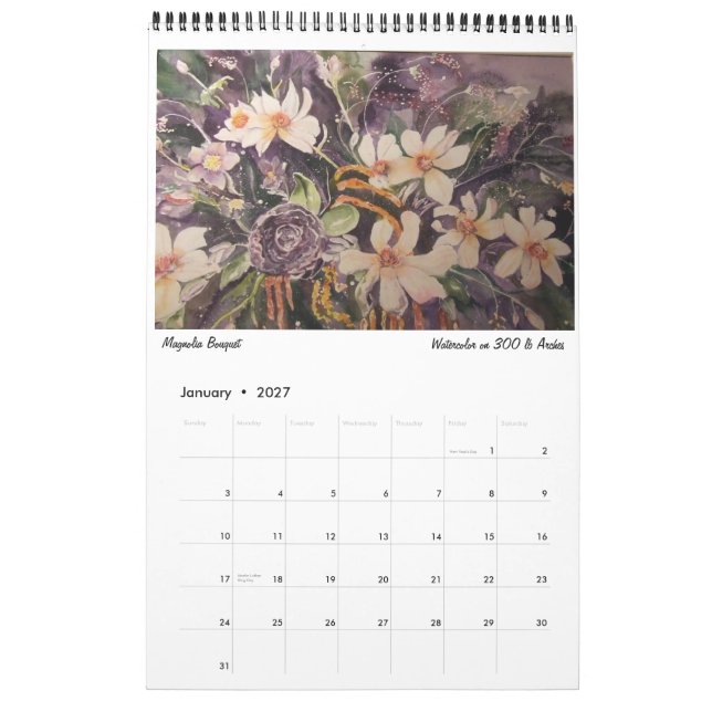 2013  Wall Calender Calendar (Jan 2027)