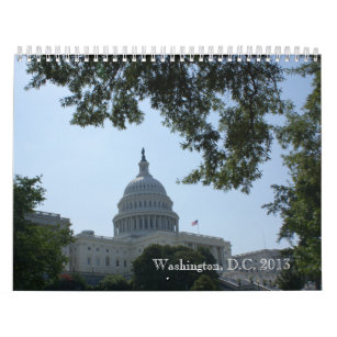 2013 Washington DC color photography calender Calendar