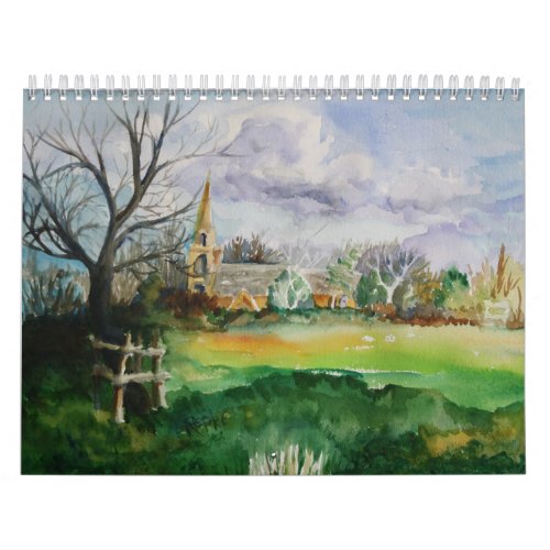 2013 Watercolor Calendar