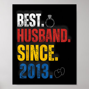 2013 We 1year Wedding Aniversary For Him Best Husb Poster