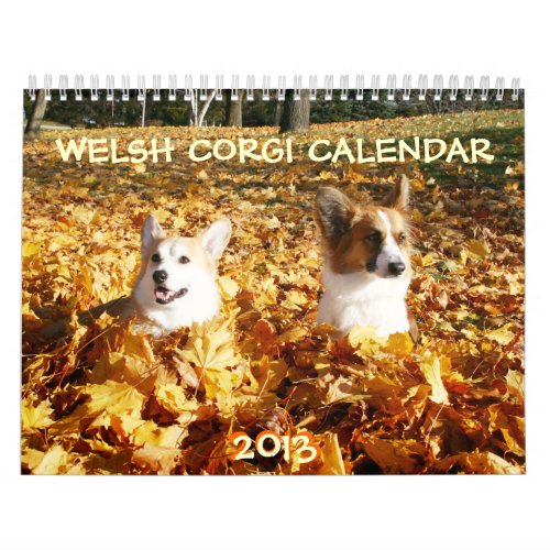 2013 Welsh Corgi Calendar
