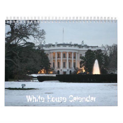 2013 White House Calendar