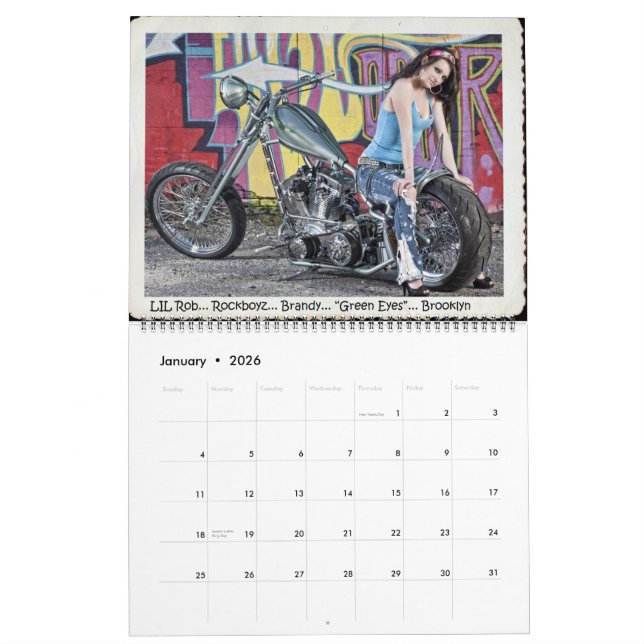 2013 XTREME OUT-TAKES CALENDAR! CALENDAR (Jan 2026)