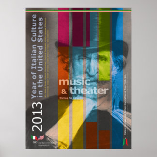 2013 Year of Italian Culture Giuseppe Verdi Poster