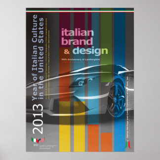 2013 Year of Italian Culture  Italy Design Poster