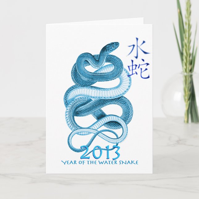 2013 Year of the Snake Holiday Card (Front)