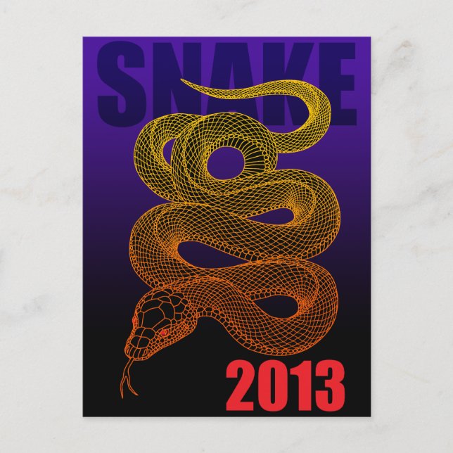 2013snake(a) postcard (Front)