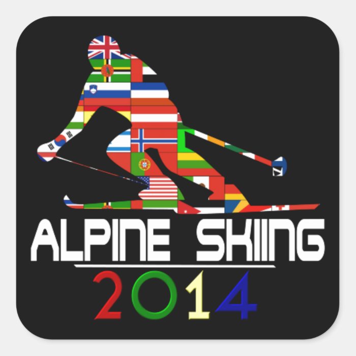 2014 Alpine Skiing Sticker