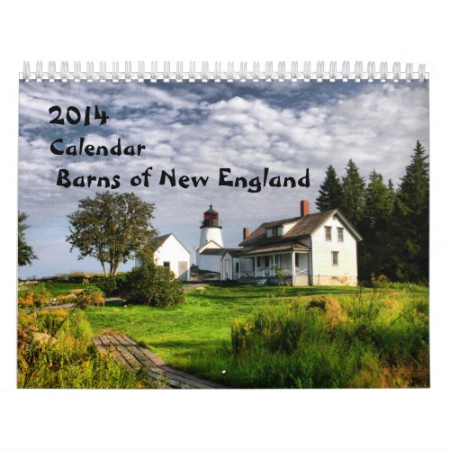 2014 Barns of New England_1 Calendar