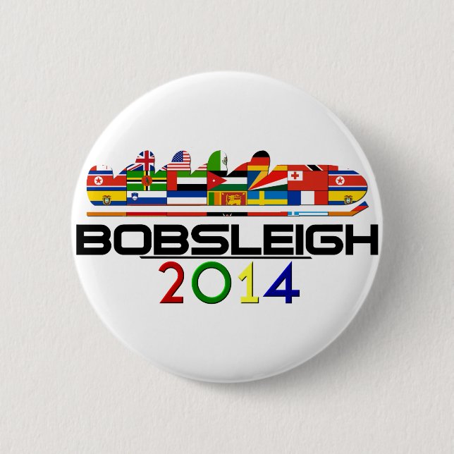 2014: Bobsleigh Button (Front)