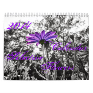 2014 Calendar  Selective Flowers