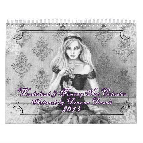 2014 Calendar _ Wonderland  Fantasy Art