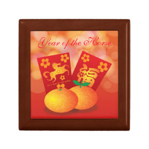 2014 Chinese New Year of the Horse Mandarin Orange Gift Box