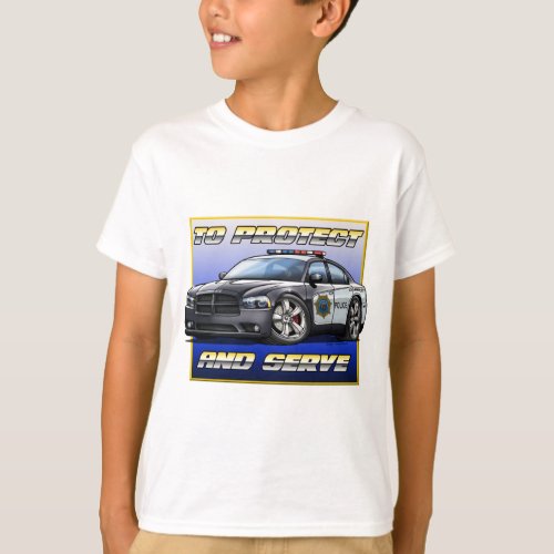 2014 Dodge Charger Police Car 1 T-Shirt