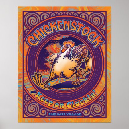 2014 Fair Oaks Chicken Stock Poster 16 X 20"