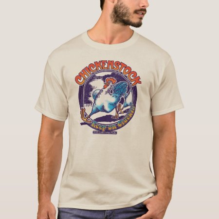 2014 Fair Oaks Chicken Stock Tee: Light M T-shirt
