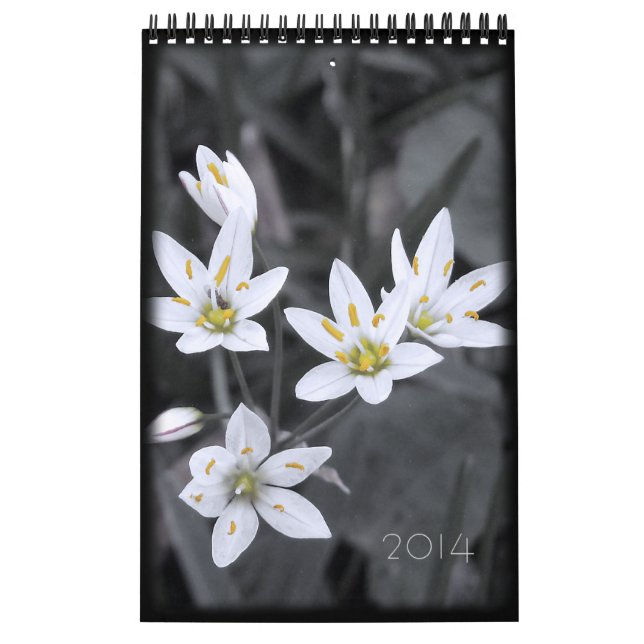 2014 Floral Calendar 12 single page months (Cover)