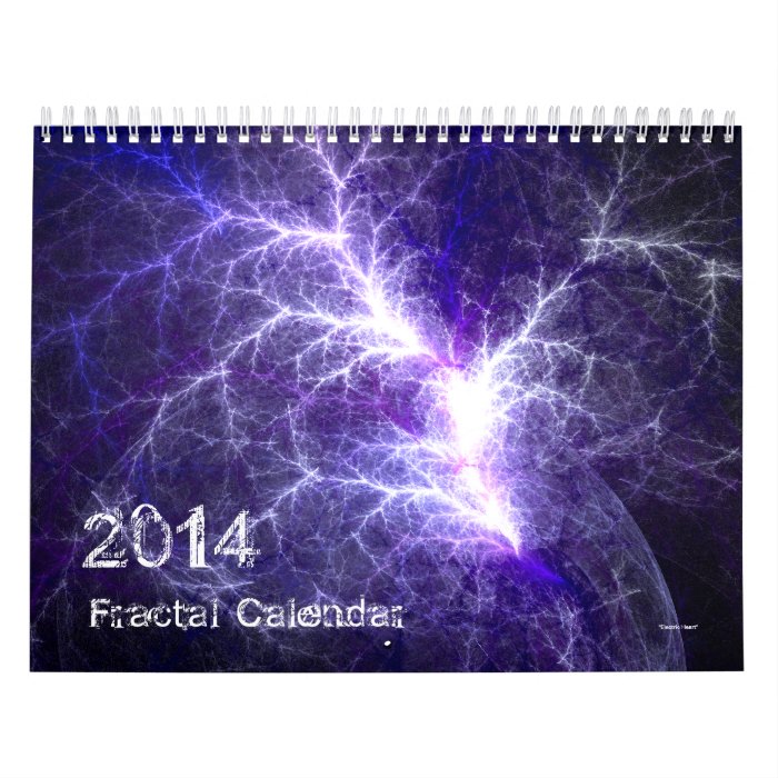 2014 Fractal Art Calendar Wall Calendar