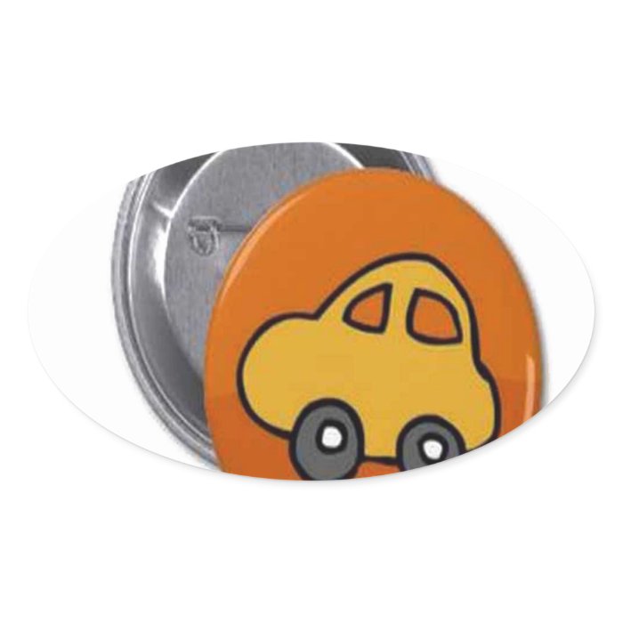 2014 GIFTS  MINI TOY CAR Button Oval Stickers