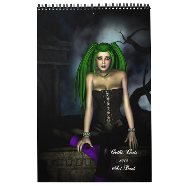 2014 Gothic Girls Art Book Calendar (Cover)