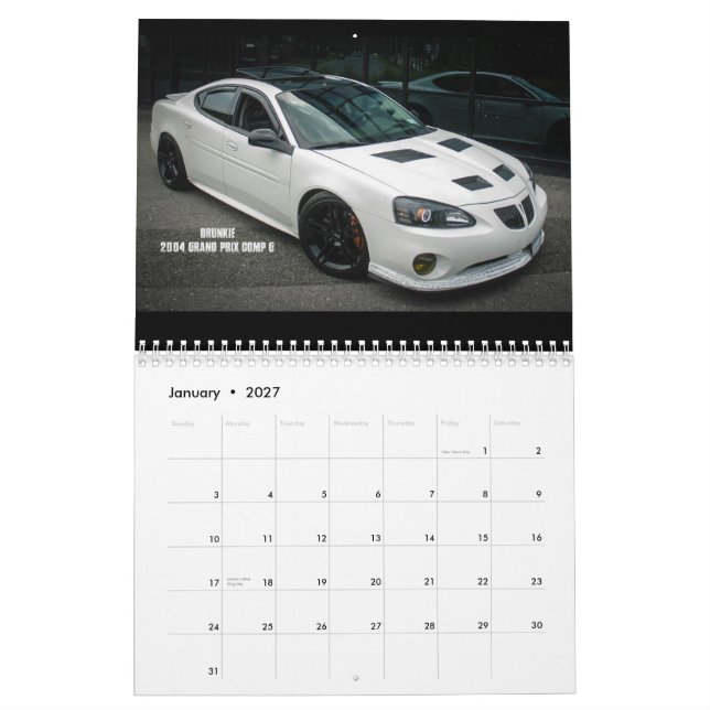 2014 GPF Calendar (Jan 2027)