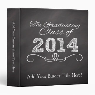 2014 Graduation Chalkboard-Style Notebook Binder