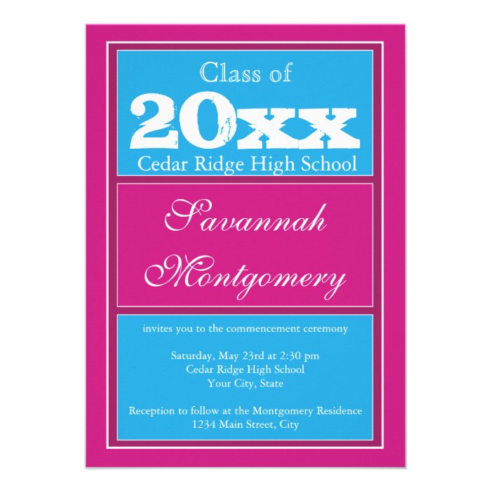 2014 High School Graduation Announcements