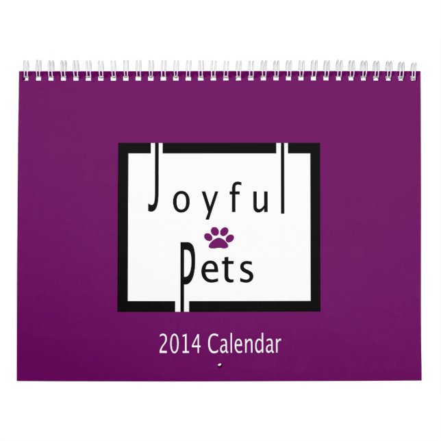 2014 Joyful Pets Calendar (Cover)