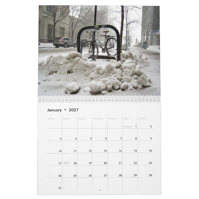 2014 Let's Bike Calendar (Jan 2027)