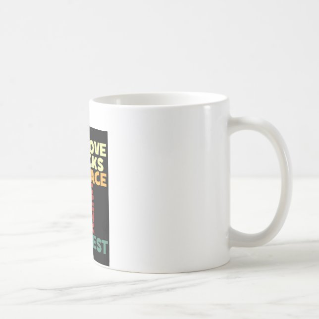 2014 Love Rocks Peace Art Print Coffee Mug (Right)