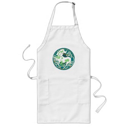 2014 Mink Chef: Unicorn Apron - Green/White