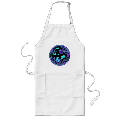 2014 Mink Chef: Unicorn Apron - Turquoise/Black