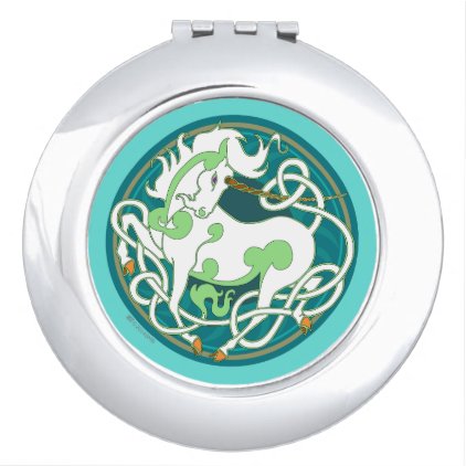 2014 Mink Style Compact Mirror - Green/White