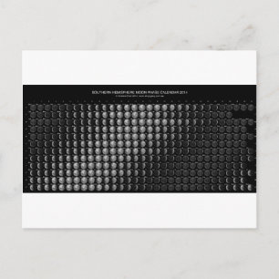 2014 Moon Phase Calendar Northern Hemisphere.png Postcard