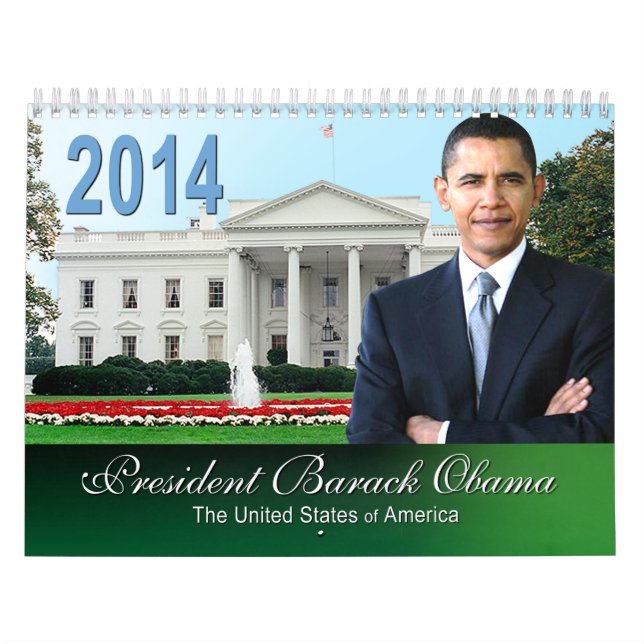 2014 Obama Collectible Keepsake Calendar II (Cover)