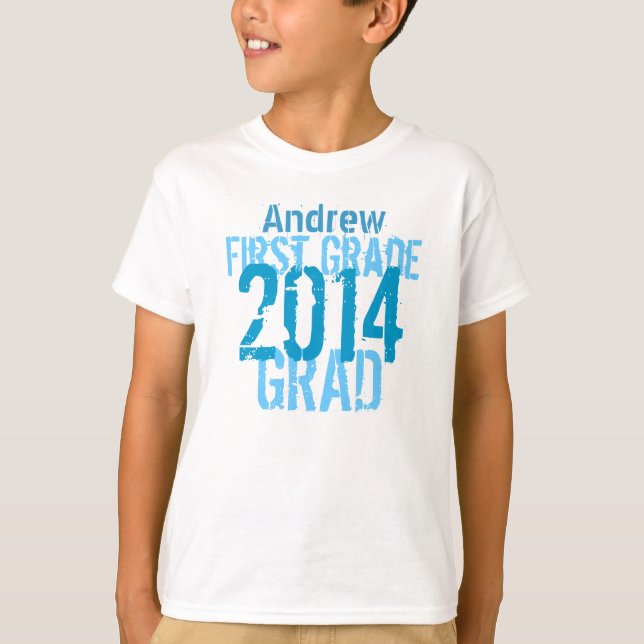 2014 or Any Year First Grade New Grad V6 T-Shirt (Front)