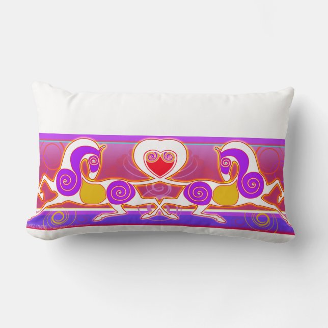 2014 RunequineTM Pillow: Love Lumbar Pillow (Front)