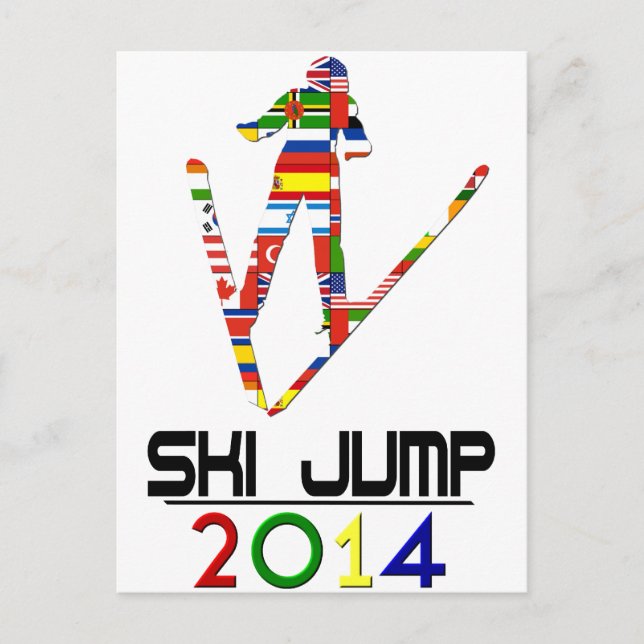 2014: Ski Jump Postcard (Front)