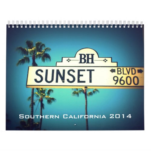 2014 Southern California California Calendar