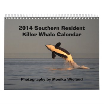 2014 Southern Resident Killer Whale Calendar by OrcaWatcher at Zazzle