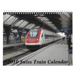 2014 Swiss Train Calendar