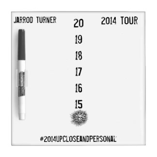 2014 Tour Dart Scoreboard DryErase Dry Erase Board