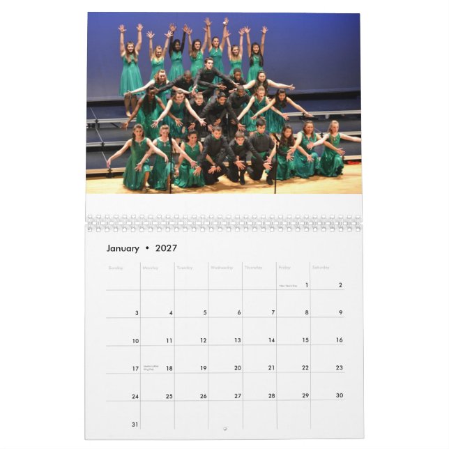 2014 Tuscarora HS Show Choir Calendar (Jan 2027)