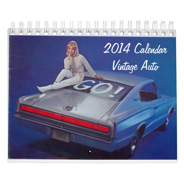 2014 Vintage Auto Calendar (Cover)