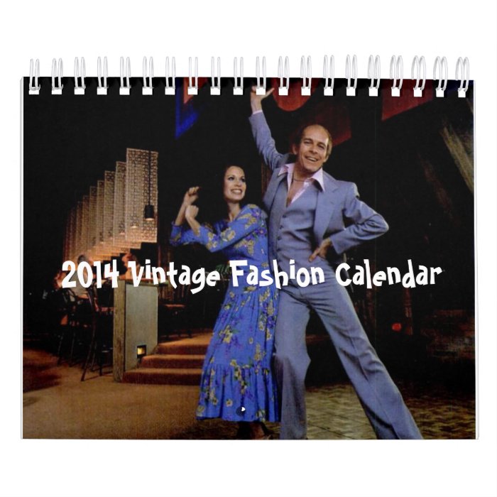 2014 Vintage Fashion Calendar