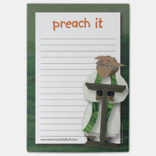 2014 Welcome to the Flock "Preach It" Post-it Post-it Notes