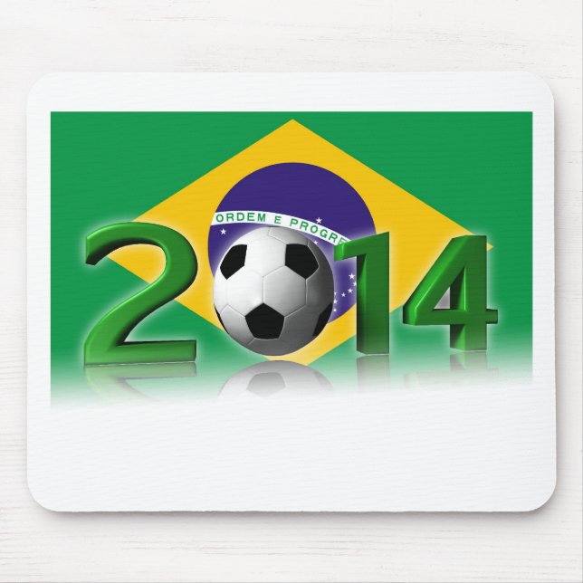 2014 World Cup Soccer Mouse Pad (Front)
